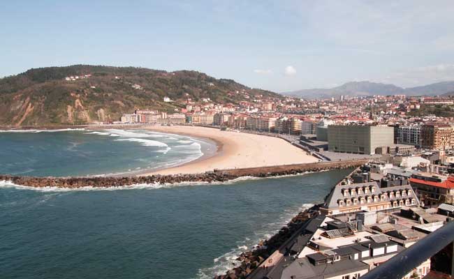 playa de la zurriola San Sebastián Donostia 